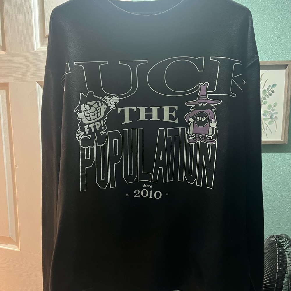FTP Black Graphic Sweatshirt